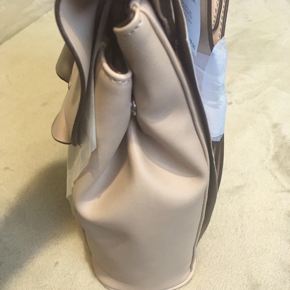 Nine West Clean Living Backpack Shoulder Bag Purse NWT Cashmere